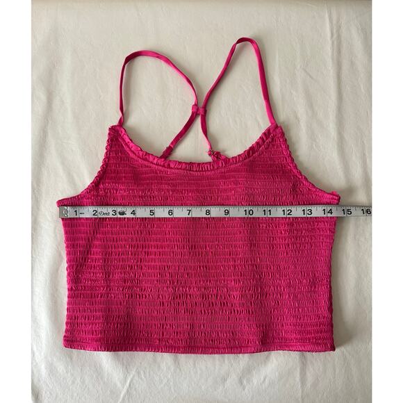 Free People Right on Time Smocked Cami in Fuchsia Size S - Picture 9 of 9